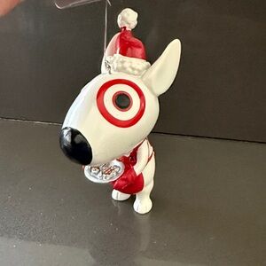 Christmas Target Bullseye Dog ornament